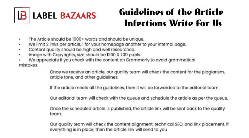 Guidelines Infections Write For Us