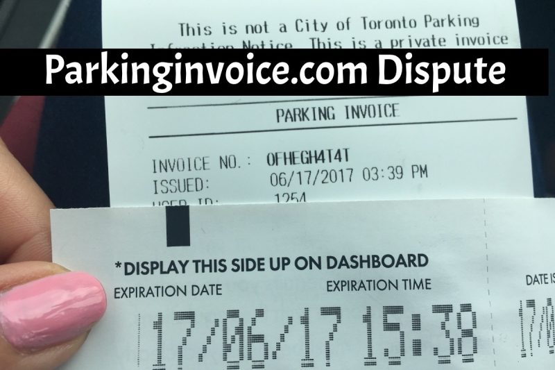 parkinginvoice.com dispute