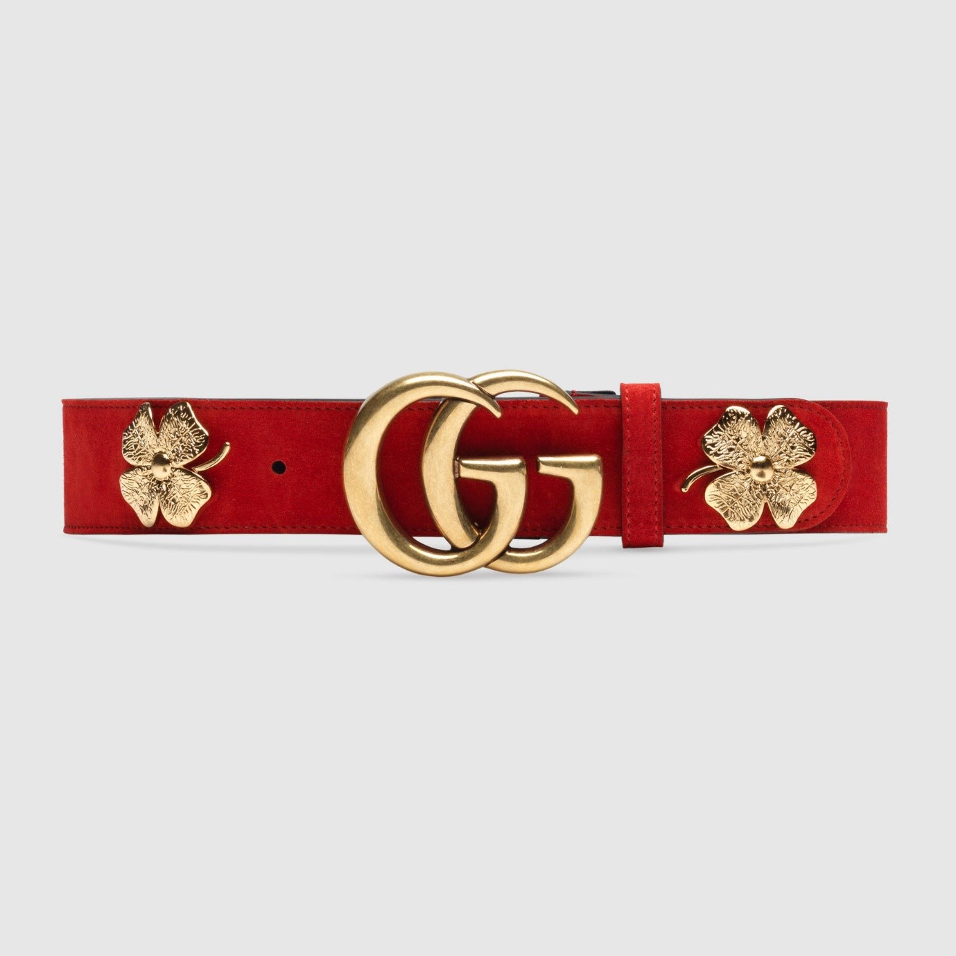 Suede Gucci Belt