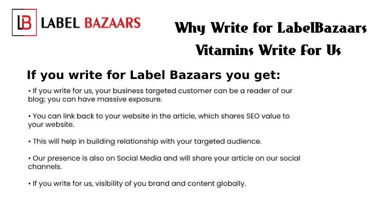 Why write for Vitamins Write For Us